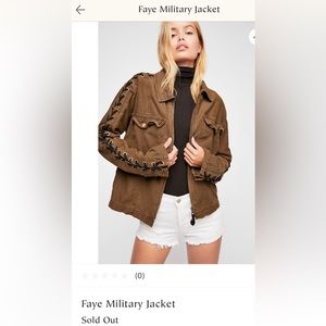 Free People Faye Military jacket sold out!